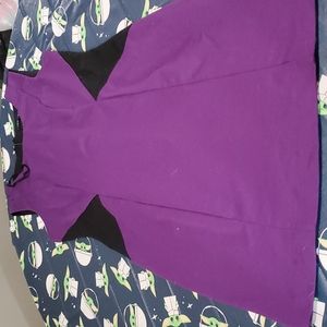 Women's dress black and purple